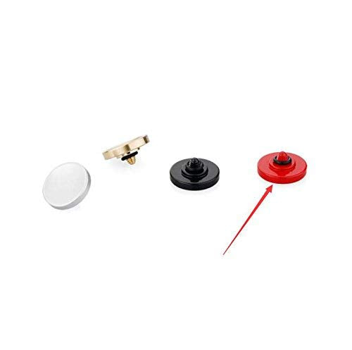 JFOTO Lr-B Metal Brass Red Concave Shutter Release Button Designed for Leica M10, M8, M9, M-E, M9-P, M, M-P, Typ240, M240, M246, Typ246, M262, M-D, M240P, Better Balance & Grip Convenience