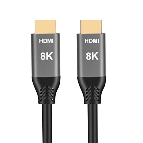 Cablecc HDMI 2.1 Cable Ultra-HD UHD 8K 60hz 4K 120hz Cable 48Gbs with Audio & Ethernet HDMI Cord 3m