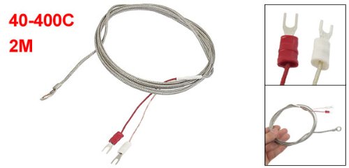 uxcell 40-400C 7.8mm Probe Ring K Type Thermocouple Temperature Sensor