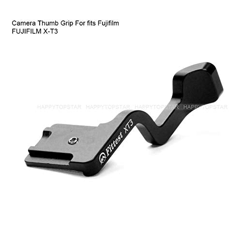 Camera Thumb Thumb-Up Hot Shoe Hotshoe Grip & Red Concave Soft Shutter Release Button Compatible with Fuji FUJIFILM X-T3 XT3 XT4 X-T4