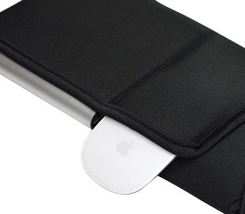 Cosmos Black Color Neoprene Carrying Protection Sleeve Case Cover for Apple Wireless Keyboard & Magic Mouse and Magic Trackpad