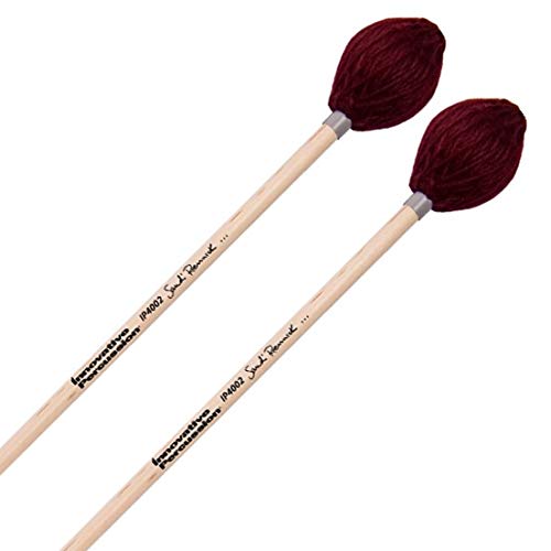 Innovative Percussion Sandi Rennick Series Marimba Mallets (Medium) (IP4002) Cranberry Yarn