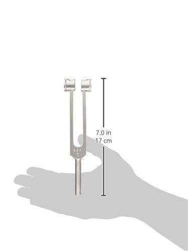 Graham-Field 1315 Tuning Fork, C256 Fixed Weight, Silver, 1¾â€ Long and 3/8â€ Diameter