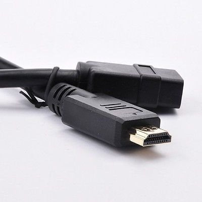 [AUSTRALIA] - AYA 25Ft (25 Feet) 24AWG High Speed HDMI Male to Female Extension Cable Ethernet, CL2, Audio Return, 4K 3D and in Wall Ready 
