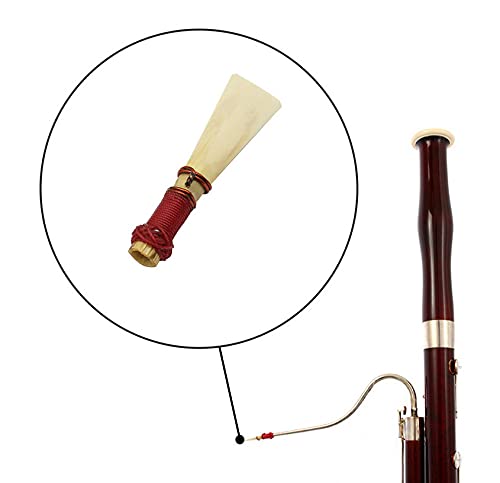 Jiayouy Bassoon Reeds Medium Soft Natural Cork Reeds with Case/Tube Pack of 3