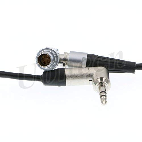 [AUSTRALIA] - Uonecn Sound Device Time Code Cable Right Angle 3.5mm to 0B 5 pin Male Tentacle Sync Adapter Cable 