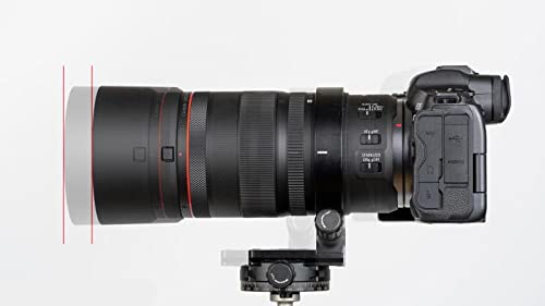 Haoge LMR-RF100 Lens Collar Tripod Mount Ring for Canon RF 100mm F2.8 L Macro is USM Lens Canon RF-Mount Built-in Arca Type Quick Release Plate