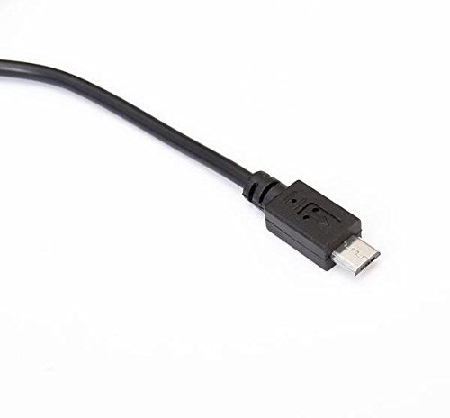 [UL Listed] OMNIHIL 6.5 Feet Long USB Power Adapter Compatible with Searick 16G MP3 Player 5V ADAPTER Black