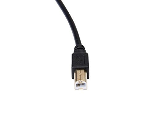 Omnihil 8 Feet 2.0 High Speed USB Cable Compatible with Avision AW210 Color Simplex 34ppm CCD Sheetfed Scanner