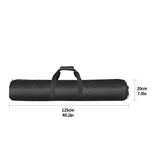 Meking 49in Padded Tripod Carrying Case Bag with Shoulder Strap for Light Stand, Boom Stand, Monopod, Umbrella and Other Photography Photo Studio Accessories 49inch