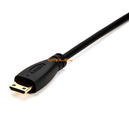 Cmple - High-Speed Mini HDMI to HDMI Cable (HDMI to Mini HDMI) 4K Ready - 15 Feet, Black 15FT