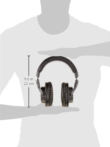 Rockville DJ Headphones w/Detachable Coil Cable, Case+Extra Ear Pad (DJ1500)