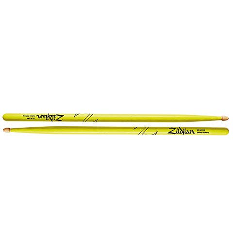 Zildjian 5A Acorn Neon Yellow Drumsticks