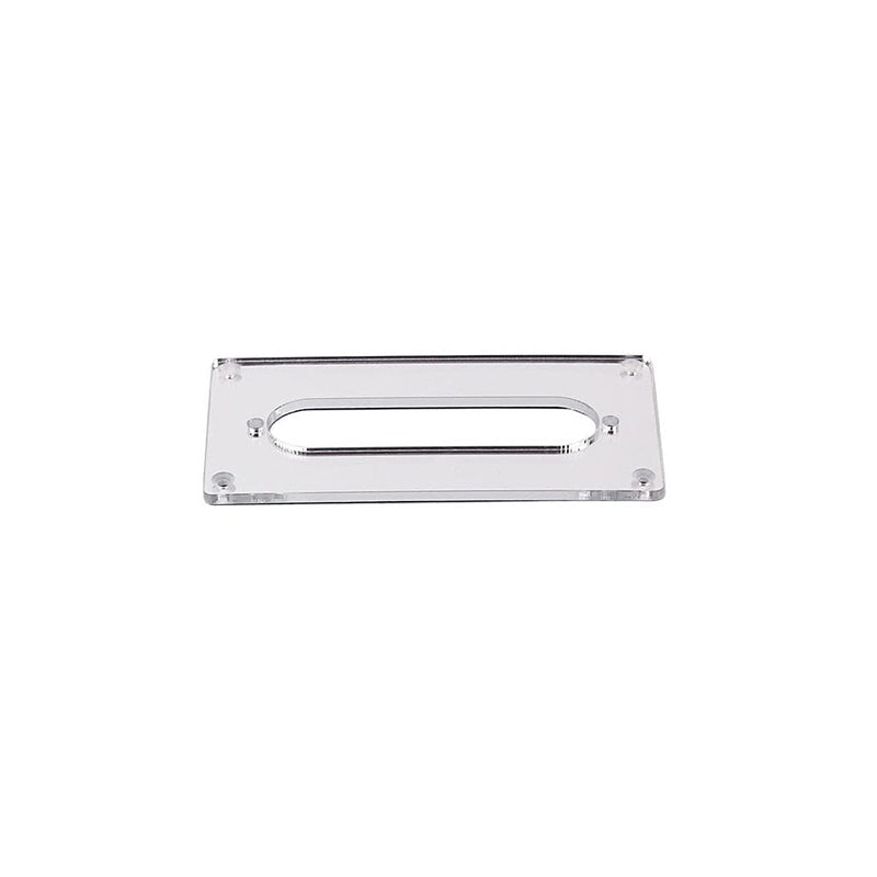 Alnicov Humbucker To Single Pickup Adapter Mounting Ring for Telecaster Guitar Bridge Pickup,Silver Arcylic Mirror