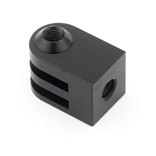 2 Pcs Aluminum Tripod Mount Adapter for GoPro Hero 9/8/7/(2018)/6/5/4 Black,Hero 3+,DJI Osmo Action,AKASO/Campark/YI Action Cameras