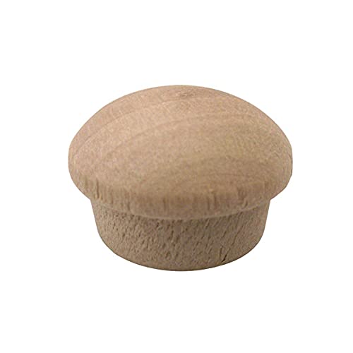 Milescraft 5347 Wood Plug Kit 300 pcs. - Variety Pack - Assorted 3/8" and 1/2" Wood Plugs and Buttons for Covering Screw Holes- Ideal for Woodworking Projects