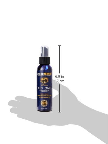 MusicNomad MN131 All Purpose Key ONE Cleaner, for Keyboards, MIDI Keyboard Controllers, Keys, Digital Pianos & Matte Pianos, 4 oz