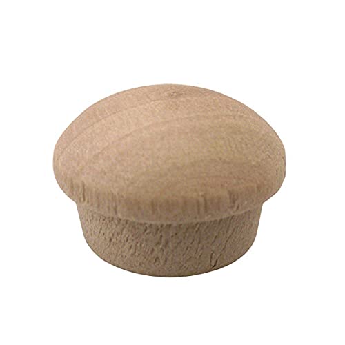 Milescraft 5347 Wood Plug Kit 300 pcs. - Variety Pack - Assorted 3/8" and 1/2" Wood Plugs and Buttons for Covering Screw Holes- Ideal for Woodworking Projects