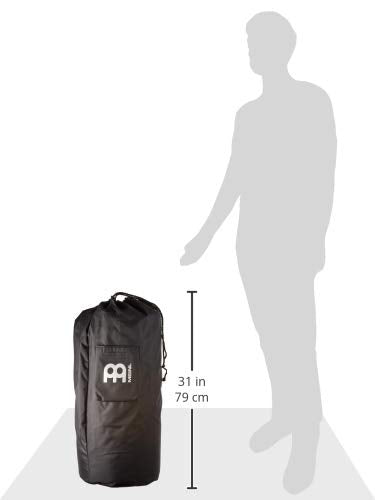 Meinl Percussion Bag-Standard Size for Most Djembes-Heavy Duty Nylon with Shoulder Strap and Outer Pocket, Black (MSTDJB)