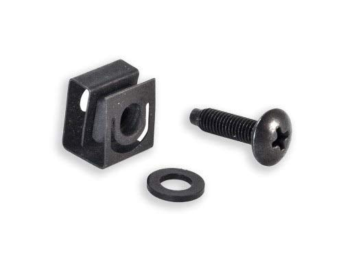 [AUSTRALIA] - RackGold Black 10-32 Slide-on Cage Nut & Screws w/Washers 50-Pack - USA Made & 