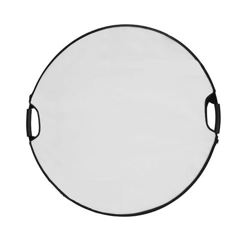CowboyStudio 32" Photography Photo Portable Grip Reflector 5-in-1 Circular Collapsible Multi Disc Reflector with Handle, translucent/gold/silver/white/black 32-Inch
