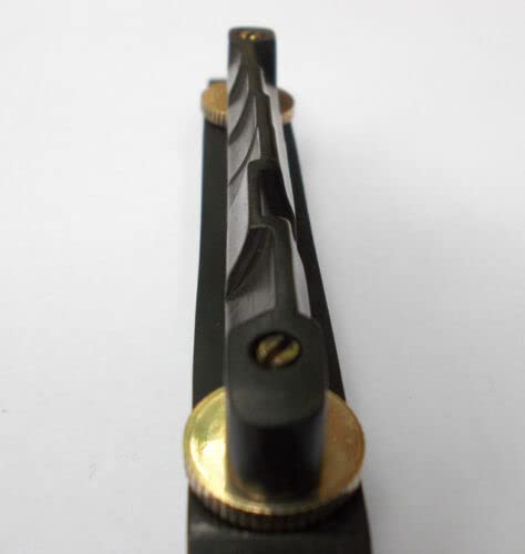 MUSICAL STRING Guitar Bridge Ebony Archtop with Golden Hardware Best Quality 6 string