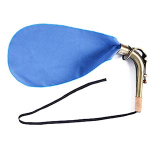 13PCS Saxophone Cleaning Kit with Bag for Flute,Alto Sax,Clarinet Instruments Cleaning Accessories Includes Cleaning Cloth,Mouthpiece Brush,Thumb Rest Cushion Blue