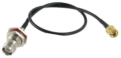uxcell SMA Male To RP-TNC Female Adapter Connector RF Coaxial Pigtail Cable 13 Inch