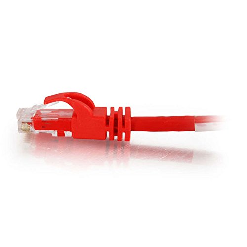 C2G 27861 Cat6 Crossover Cable - Snagless Unshielded Network Crossover Ethernet Cable, Red (3 Feet, 0.91 Meters) UTP Crossover 3 Feet