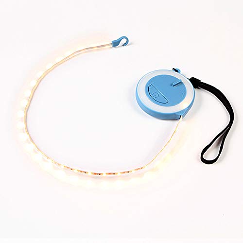 [AUSTRALIA] - NoBox - Tape Light - 18” LED Light Strip - Up to 36 Hours of Power - Fully Charged in 2 Hours - Perfect for Camping, Hiking, Traveling and Everyday tasks (Blue) Blue 