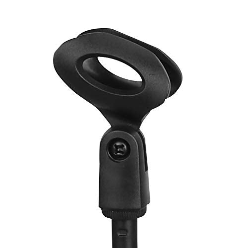 [AUSTRALIA] - Depusheng Desktop Microphone Tripod Foldable Microphone Stand Holder Adjustable Mic Clip Mount Shock for Table Karaoke Microphones 