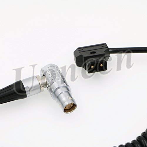 [AUSTRALIA] - Uonecn ARRI Alexa Mini Camera Power Cable Dtap to Right Angle 8 pin Female Spring Cable 