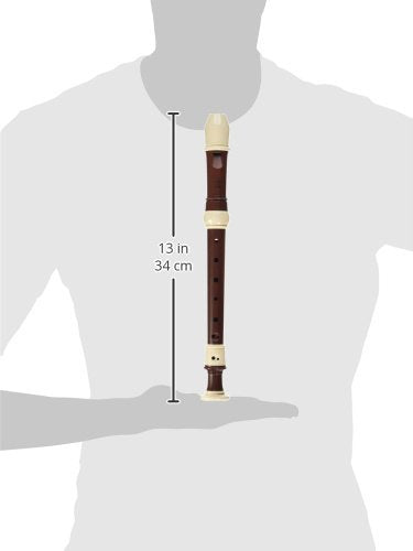 Yamaha YRS-312B Soprano Recorder, simulated Rosewood finish, Key of C