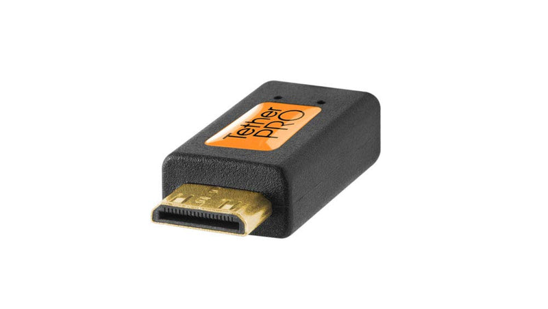 Tether Tools TetherPro Mini-HDMI (C) to HDMI (A), 10 ft (3m), Black