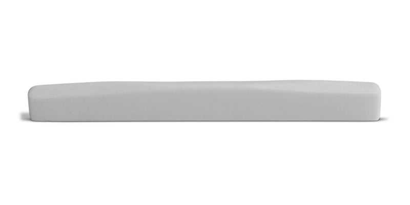 Bone Saddle – Fits Many Blueridge Guitars – Single Wave Compensated – 16 Inch Radius – 75 mm Length