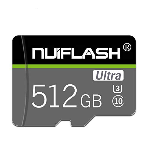 512GB Micro SD Card 512GB SD Memory Card 512GB Class 10 TF Card 512GB High Speed with SD Card Adapter for Android Smartphones,Tablet Camera,PC