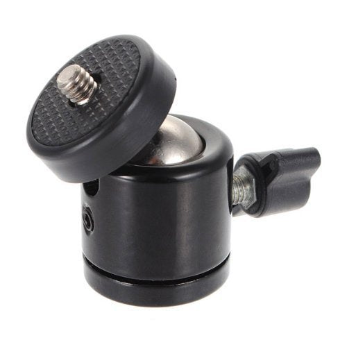 AKOAK 1/4" Swivel Mini Ball Head Screw Tripod Mount for DSLR Camera Camcorder Light Bracket