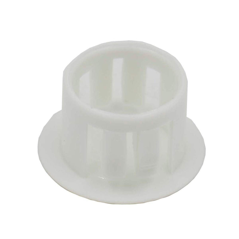 Baomain Plastic White Locking Hole Plugs Panel Hole Diameter 1/2" (12.6mm) 500 Pack