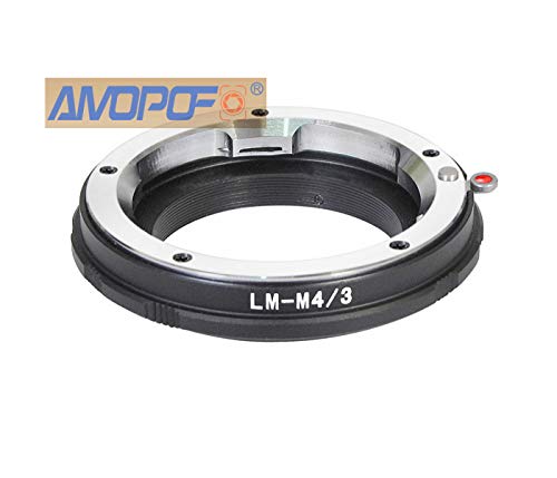 LM to M4/3 Lens Adapter, Compatible with for Leica M Zeiss ZM,Voigtlander VM Lens to with Micro 4/3(MFT, M4/3) Mount Camera, Such as for Olympus EP1,EP2,EP3,EPL1,EPL2,EPL3,EPL5,EPM1 Leica M to M4/3 Lens adapter