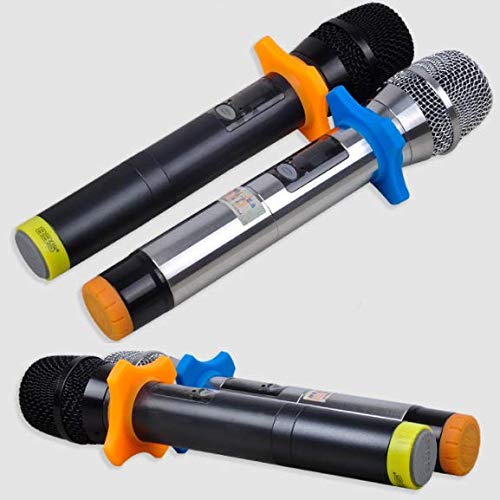 [AUSTRALIA] - DNHCLL 4 PCS Rubber Microphone Anti-roll, Anti-fall And Anti-slip Sleeve KTV Microphone Protection Shockproof Ring Microphone Anti-slip Ring 