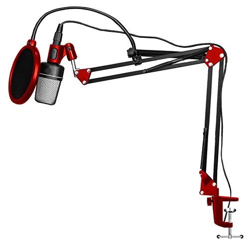 [AUSTRALIA] - Deco Gear Adjustable Microphone Suspension Boom Scissor Arm Stand with Microphone Clip 
