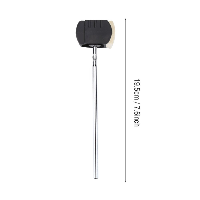 Dilwe Drum Pedal Beater, Felt Handle Bass Drum Pedal Beater Percussion Instrument Accessory