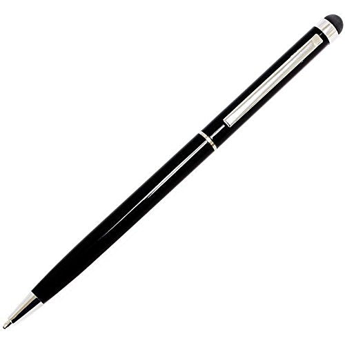 Stylus Pen [4X Black + 4X Silver], 2-in-1 Universal Touch Screen Stylus w/Ballpoint Pen for iPad Tablets Smartphone iPhone iPod Samsung LG Sony etc.