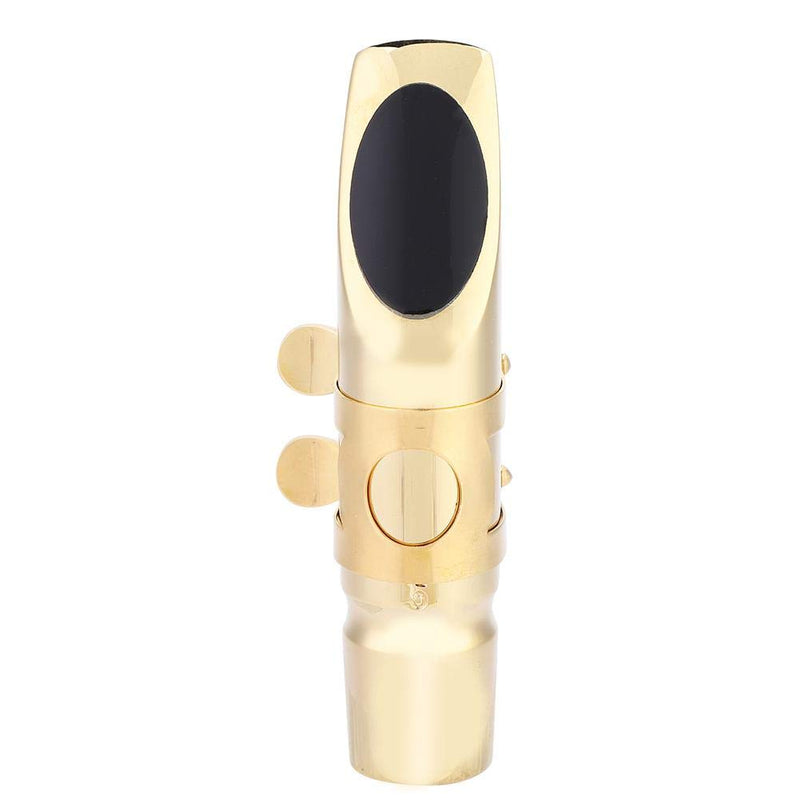 Vbestlife Eb Alto Saxophone 5C Mouthpiece, Eb Alto Sax 5C Mouthpiece with Cap Pads Musical Instruments Accessory