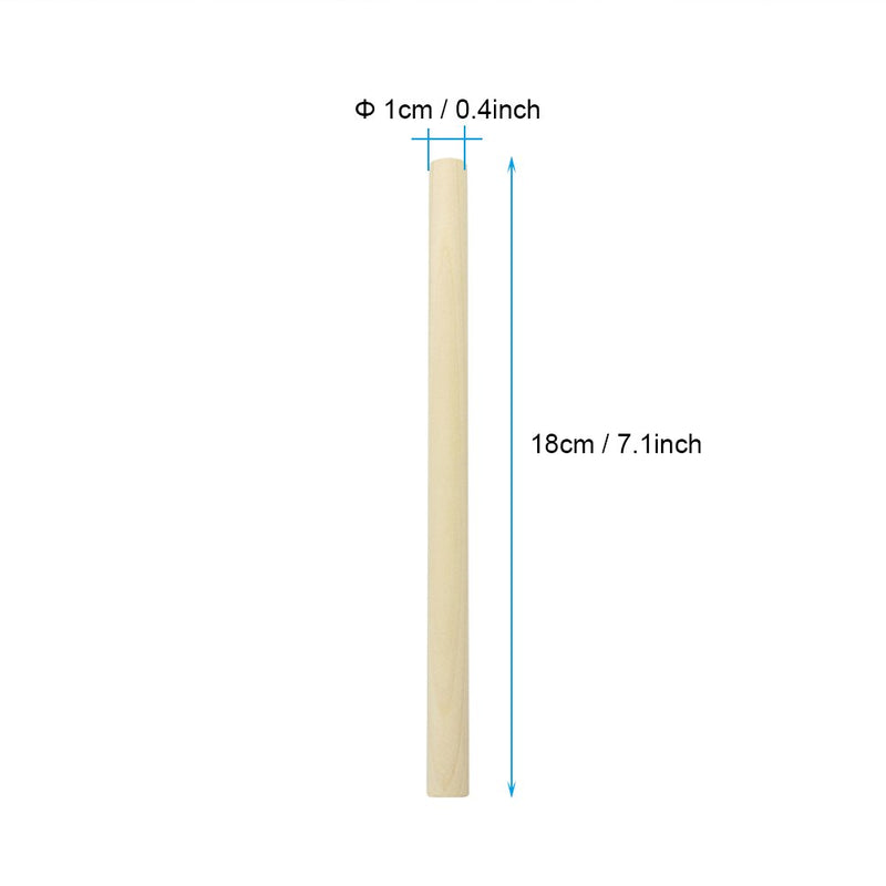 Dilwe Cello Sound Post, 18cm Spruce Wood Cello Column 5pcs for 3/4 4/4 Cello String Instrument Accessory