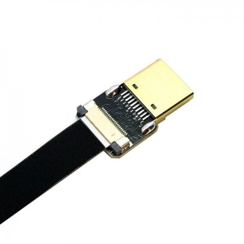 Cablecc FPV HDMI Type A Male to HDMI Male HDTV FPC Flat Cable 50cm for Multicopter Aerial Photography Cablecc