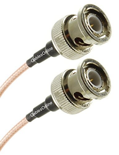 CablesOnline, 1ft. BNC Male to BNC Male RG316 Coax Low Loss RF Cable, RF-BC101