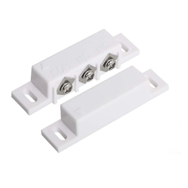 [AUSTRALIA] - jing Magnetic Reed Switch MC-31B NC & NO Surface Mount Door Window Alarm, Magneti Door Switch, Contact Sensor, for Home Security and Burglar Alarm Magnetic Reed Switch,Sets of 5 