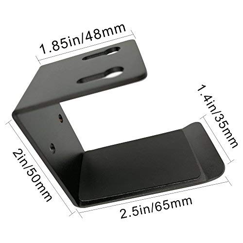 Under Desk Headphone Headset Mount Hanger Hook Holder XINME (Black Under Desk) BLACK UNDER DESK