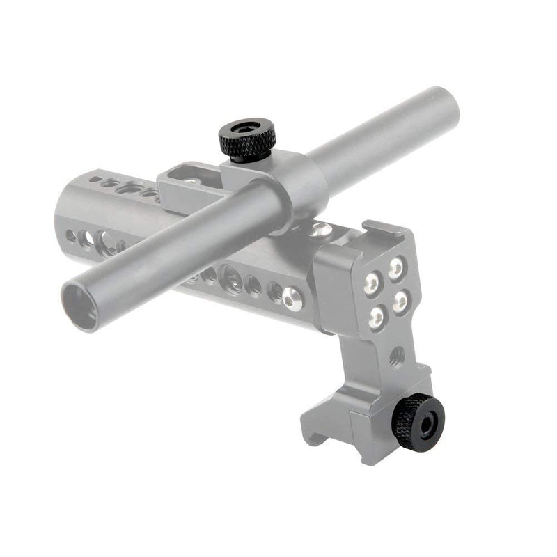 NICEYRIG M5 Wingnut Screw 16mm Flat Head Knurled Thumb Screw [Pack of 4] for DSLR Camera Accessories Baseplate, Railblock - 069